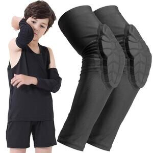 Kids Youth Large 9-12 Years Padded Arm Sleeve Compression Elbow Protective